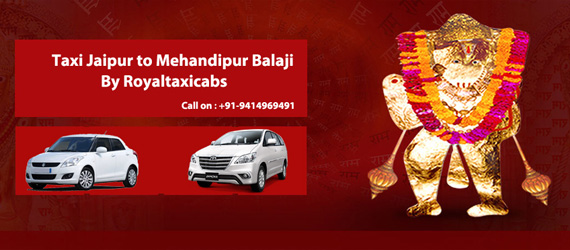 Taxi Jaipur To Mehandipur Balaji